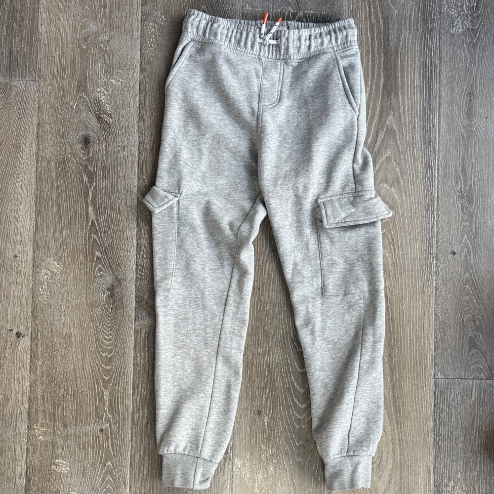 Free Planet Light Gray Kids Cargo Joggers 0377